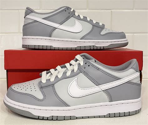 nike dunks cool grey|dunk low two toned grey.